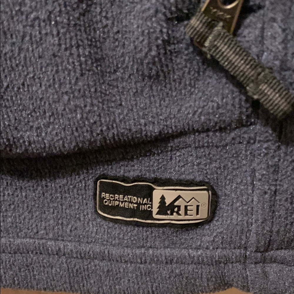 REI Blue Lightweight Zip-Up Jacket with High Collar - Picture 5 of 9